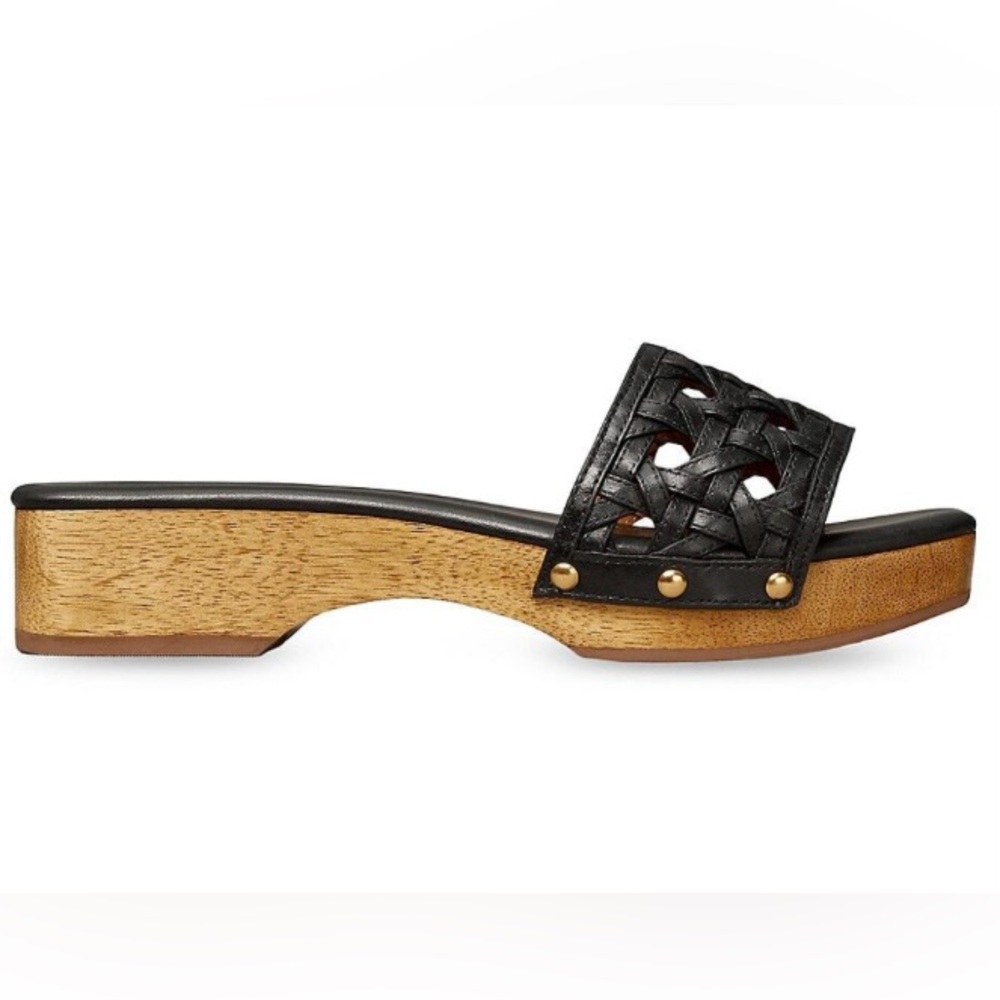 💥PRICE DROP💥 Woven Leather Mules size 6!